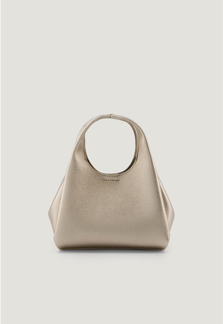 Solid Metallic Handbag