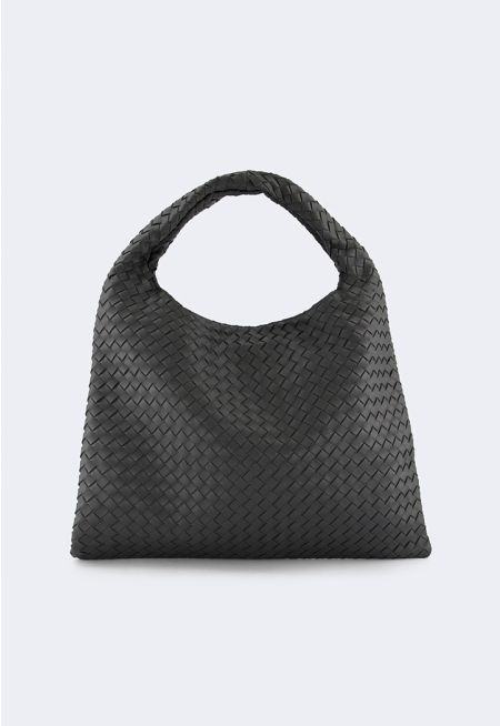 Large Woven Shoulder Bag