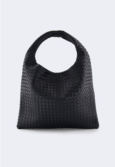 Large Woven Shoulder Bag