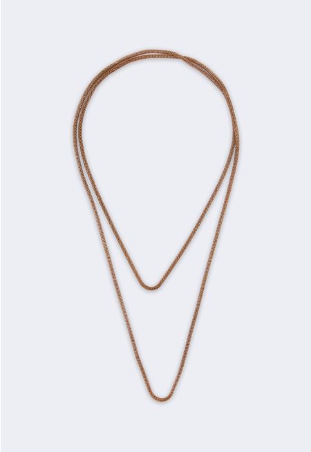 Flex Metal Wrap Necklace