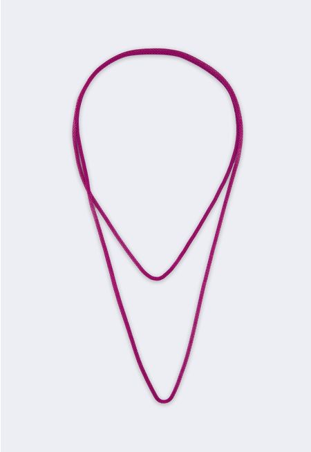 Flex Metal Wrap Necklace