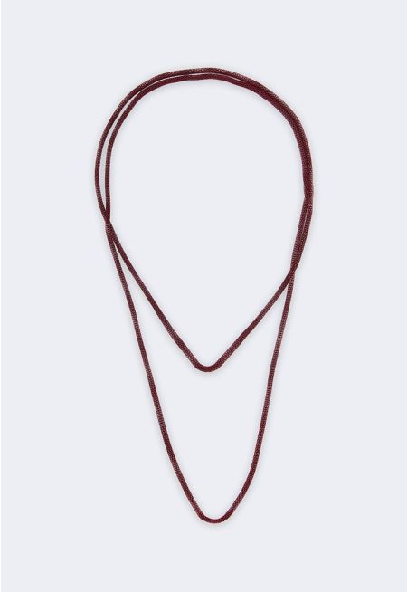 Flex Metal Wrap Necklace