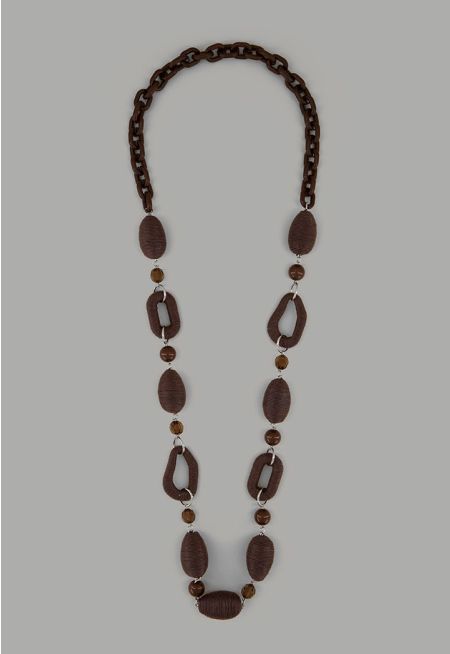 Thread Charms Necklace