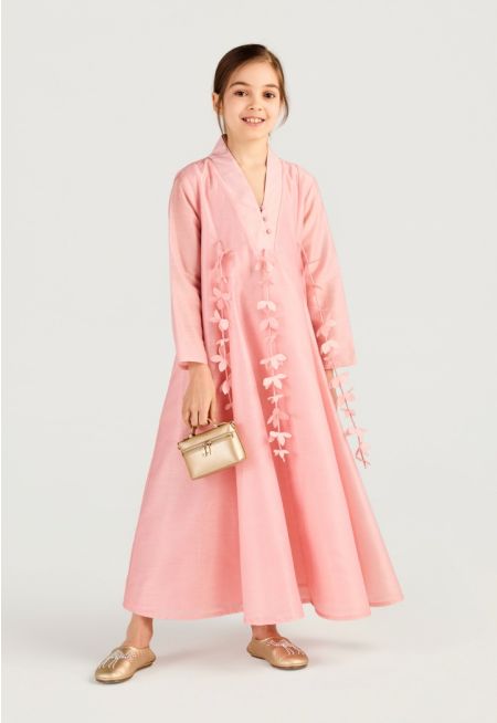 3D Flower Organza Dress