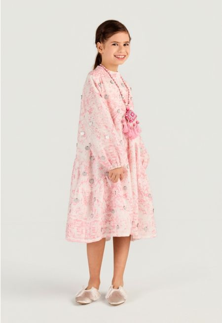 Contrast Sequin Dress