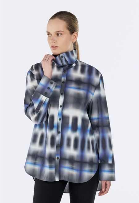 High low Printed Shirt