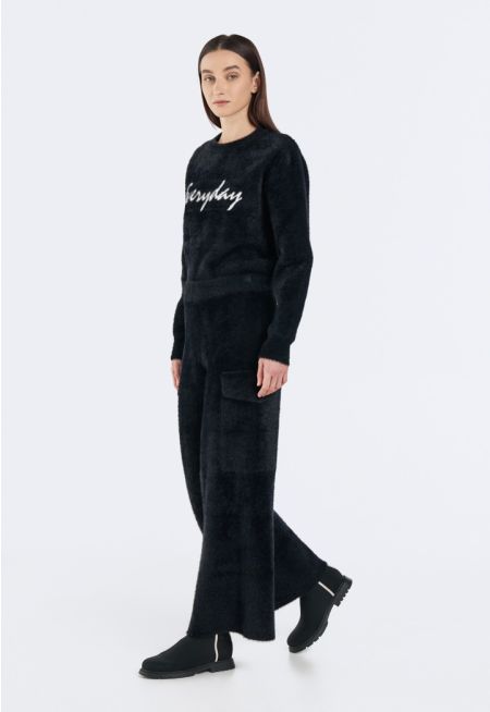 Mohair Cargo Trousers 