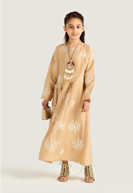 Floral Embroidered Dress