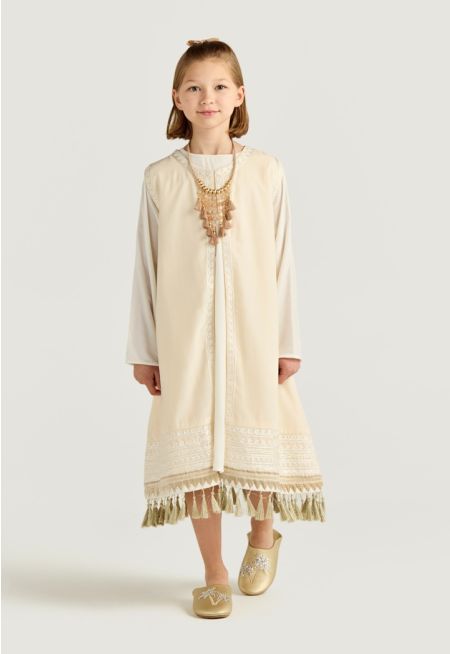 Velvet Lurex Dress Set (2PCS)