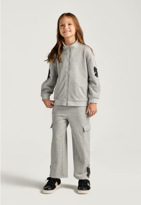 Lurex Jacket and Pants Set (2PCS)