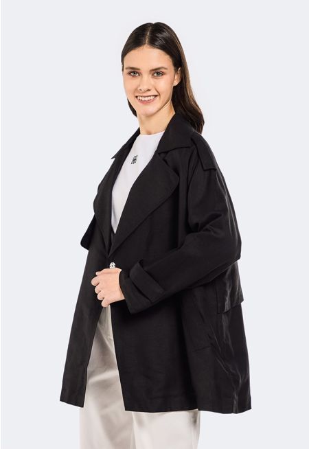 Storm Flap Trench Coat