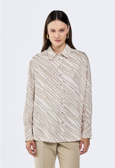 Chain Print Shirt