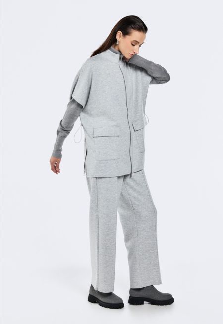 Solid High Waist Sweatpants