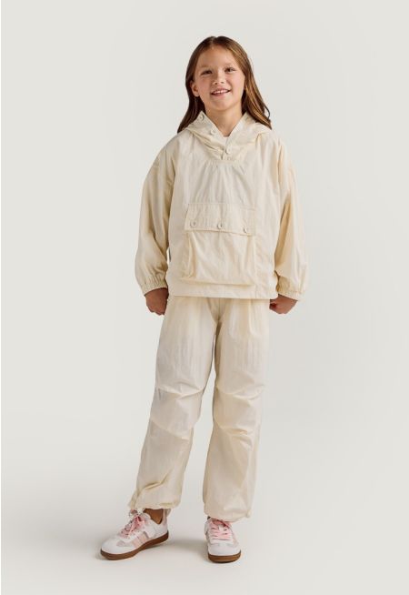 Textured Cargo Pants