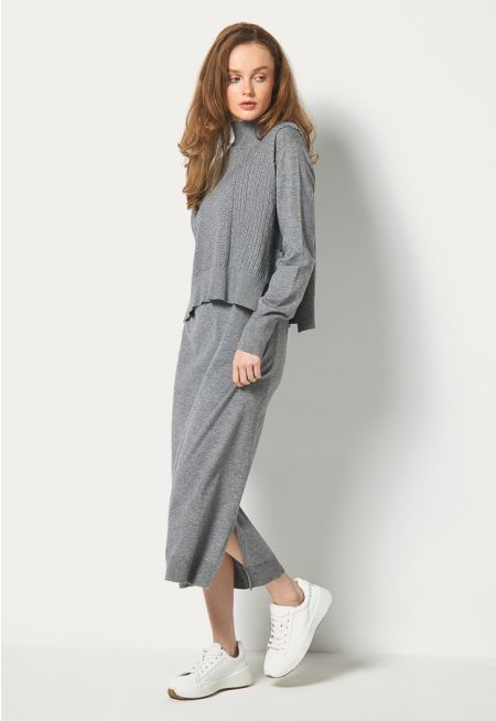 Knitted Dress Combo (2PCS)