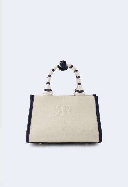 Knitted Contrast Handbag