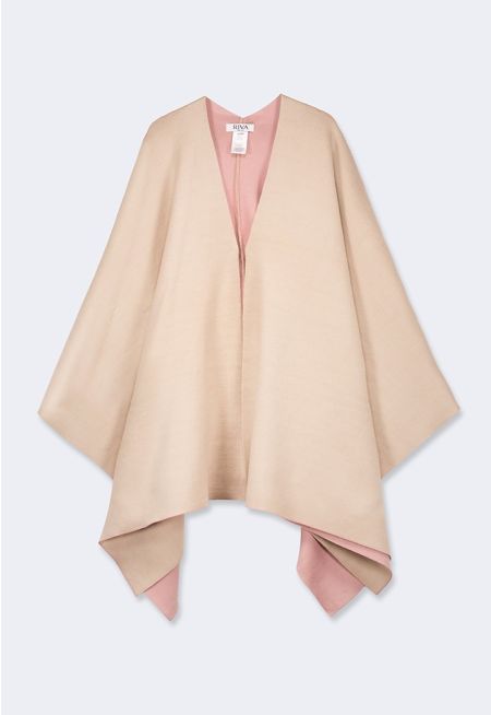 Solid Knitted Poncho