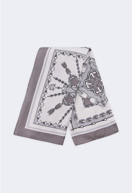 Chain Print Scarf