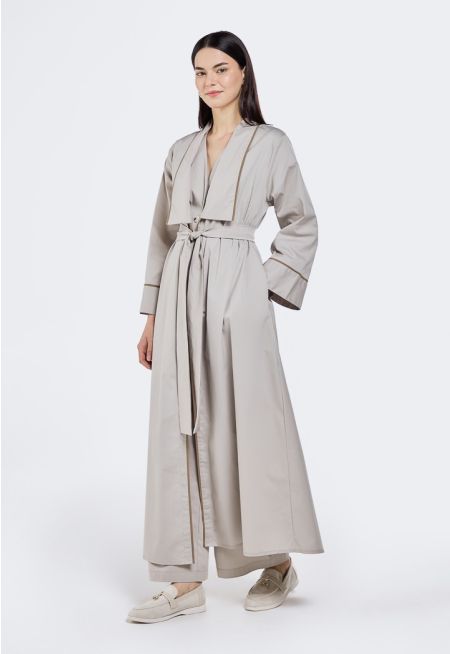 Belted Abaya Vest (3PCS)