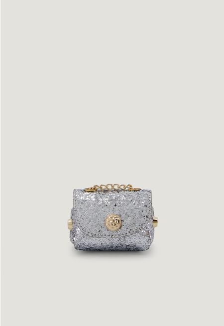 Sequined Micro Crossbody Bag