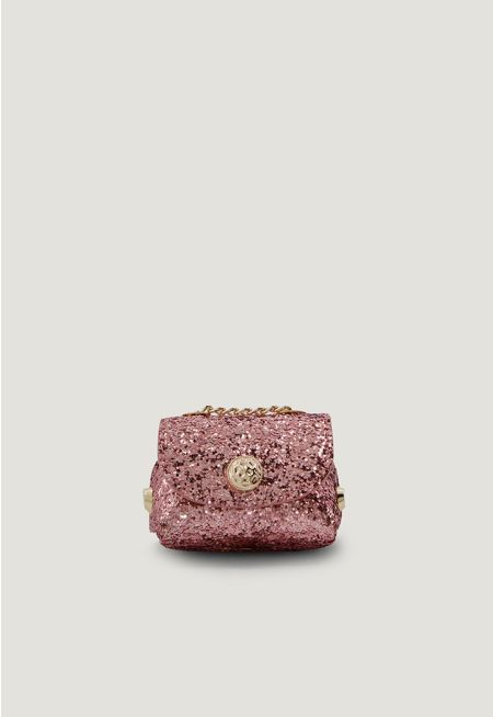 Sequined Micro Crossbody Bag