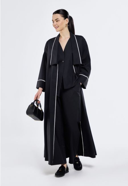 Belted Abaya Vest (3PCS)