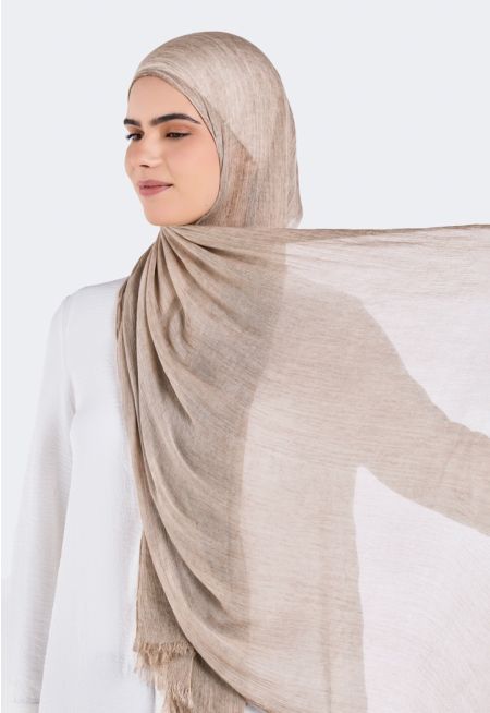 Solid Textured Hijab