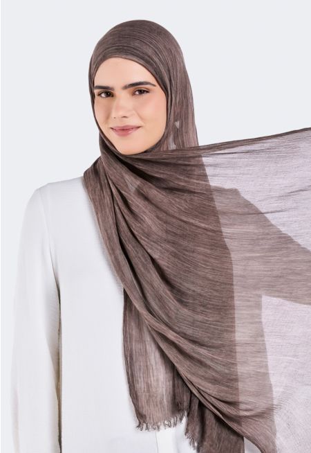 Solid Textured Hijab