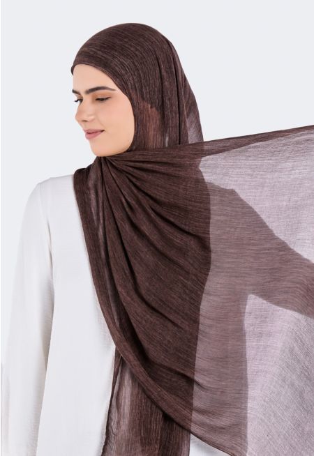 Solid Textured Hijab