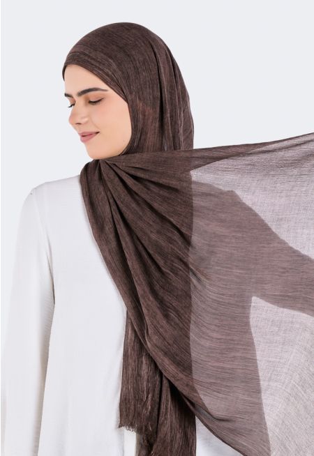 Solid Textured Hijab