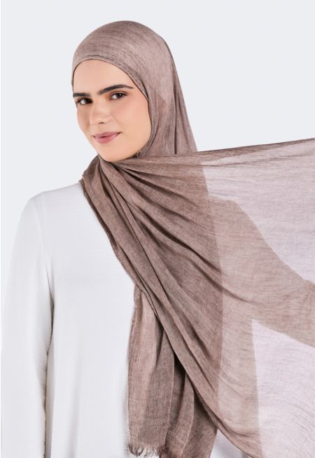 Solid Textured Hijab