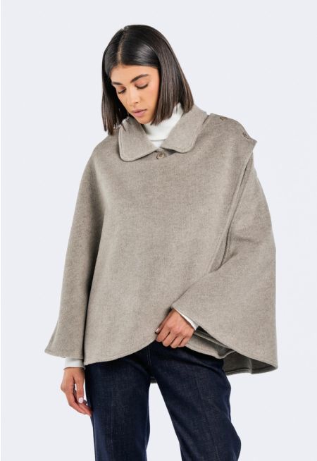 Hand Made Solid Poncho