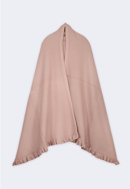 Textured Winter Shawl