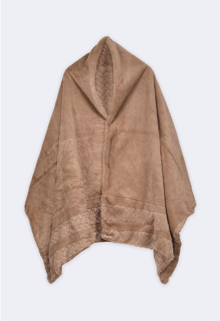 Double Face Faux Fur Shawl