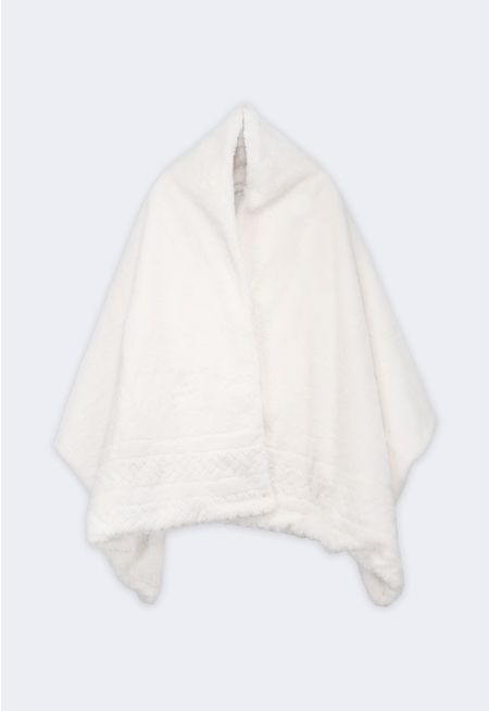 Double Face Faux Fur Shawl