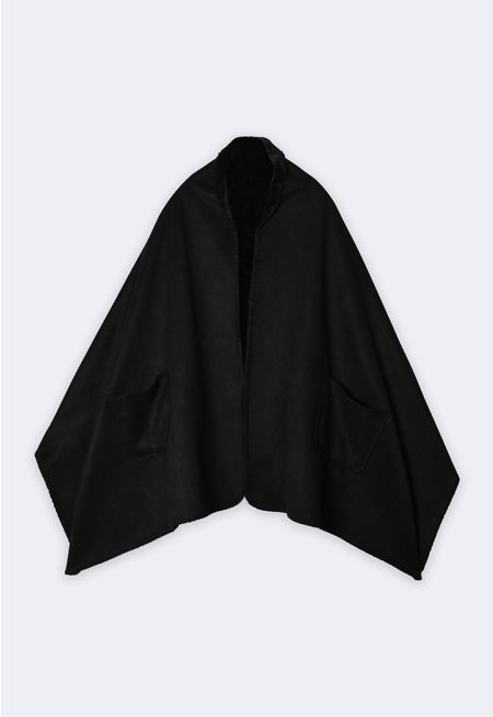 Double Face Fleece Winter Shawl