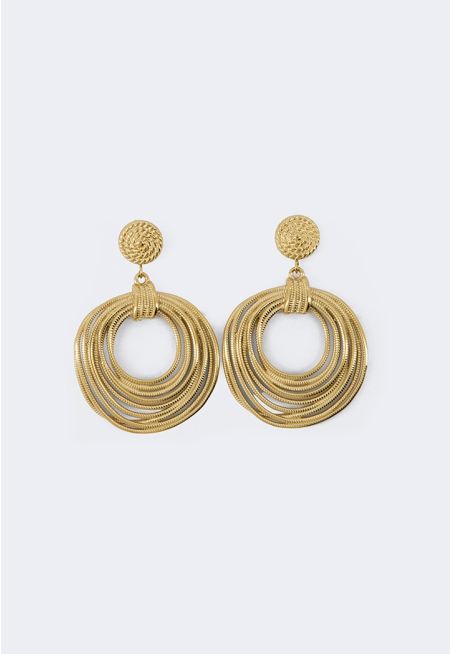 Multistrand Hoop Earrings