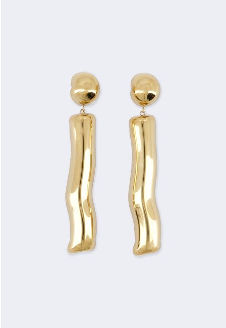 Sleek Metallic Earrings