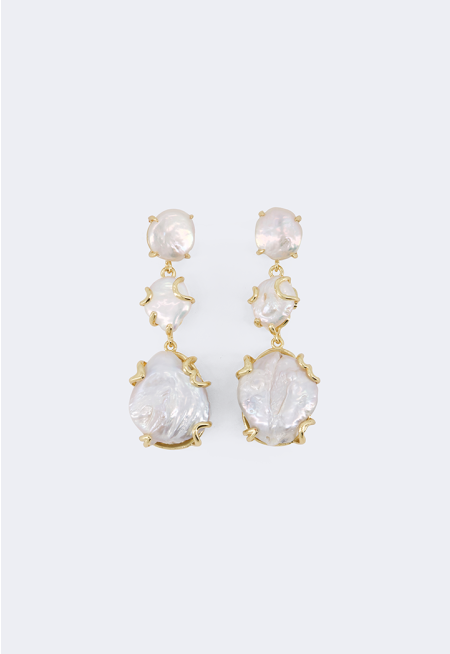 Long Gemstones Earrings