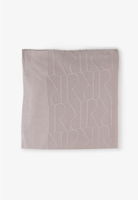 Monogram Knitted Hijab