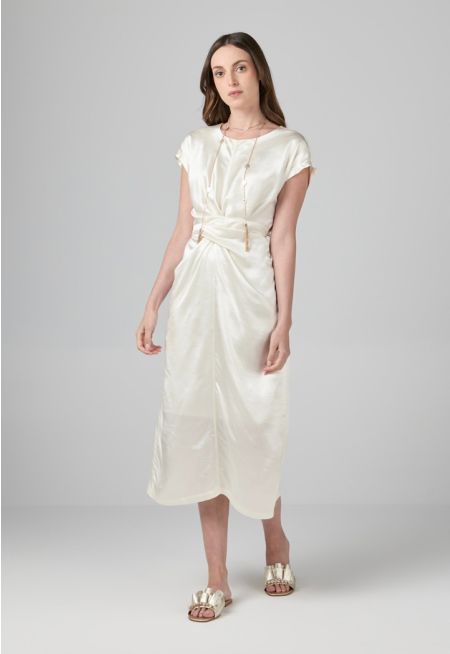 Overlap Waist Detailed Dress- Ramadan Style