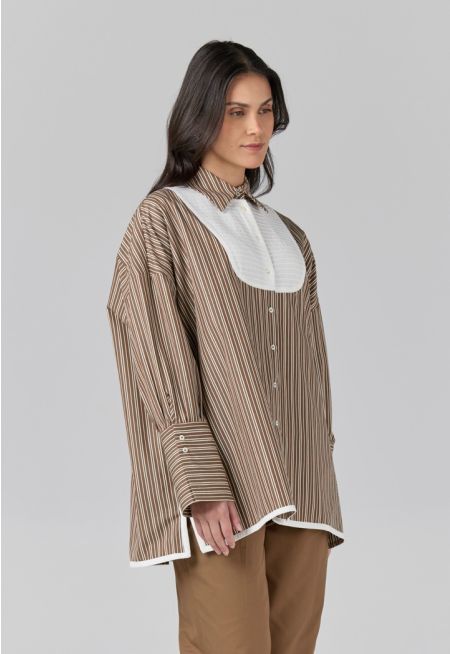 Two Toned Striped Shirt