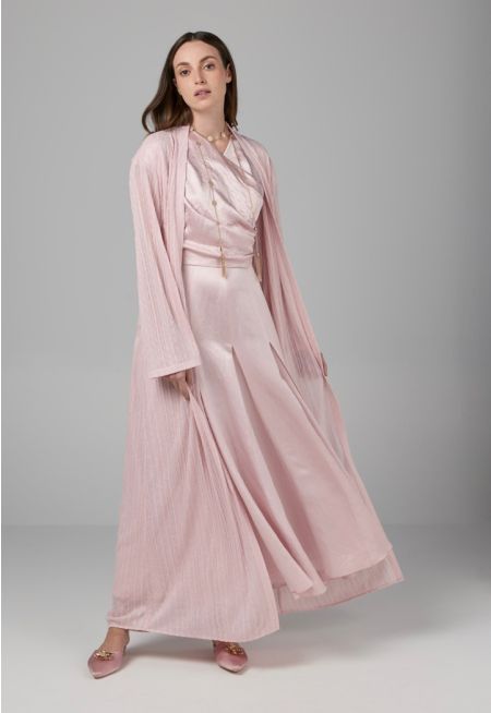 Textured Crinkled Abaya- Ramadan Style