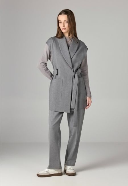 Straight Legs Basic Trousers