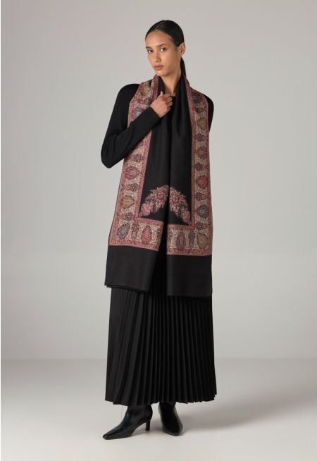 Colorful Embroidered Shawl