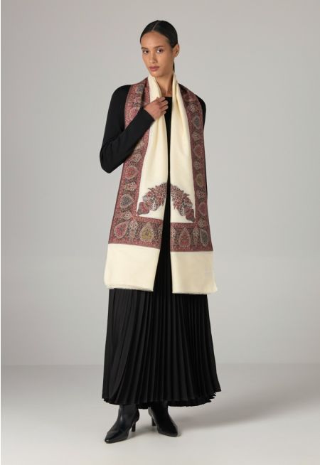 Colorful Embroidered Shawl