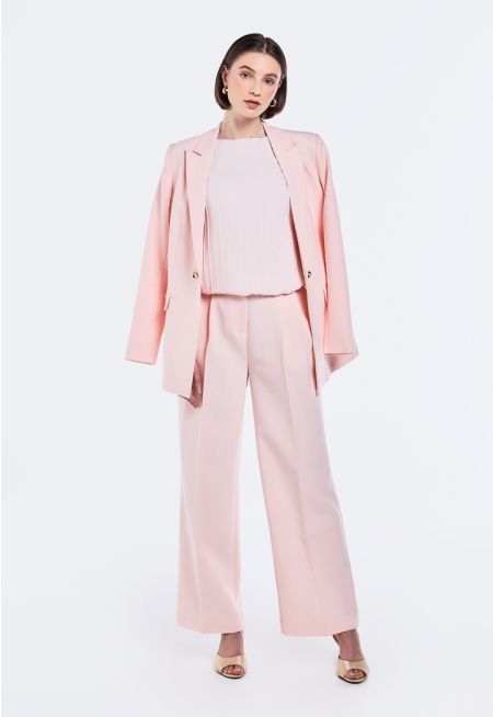 High Waist Formal Trousers