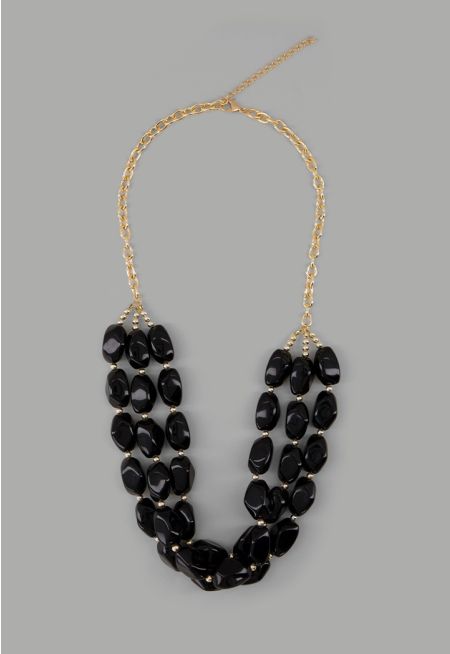 Multistrand Marble Necklace