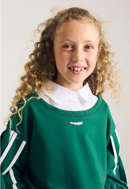 Straps Sleeves Sweater