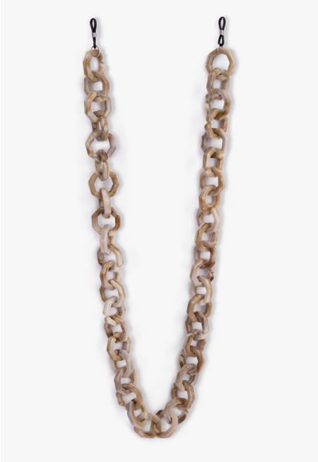 Chunky Two-Toned Heptagon Chain